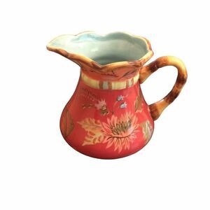 Tracy Porter The Artesian Road Collection Multi‎ Colored Hand Painted 5" Creamer